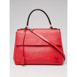 Louis Vuitton Louis Vuitton Coquelicot Epi Leather Cluny MM Bag