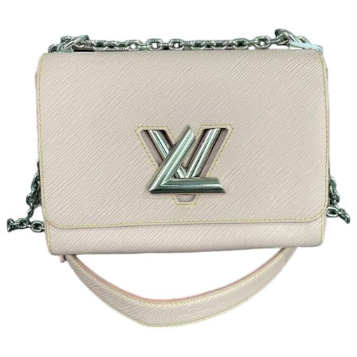 Twist leather handbag