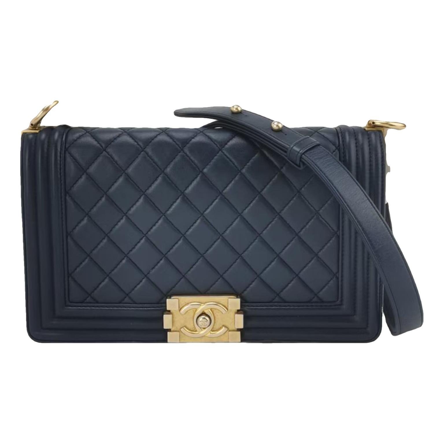 Boy leather crossbody bag