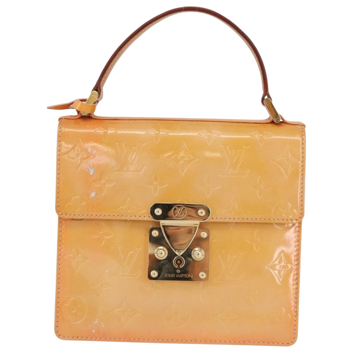 Spring street patent leather handbag