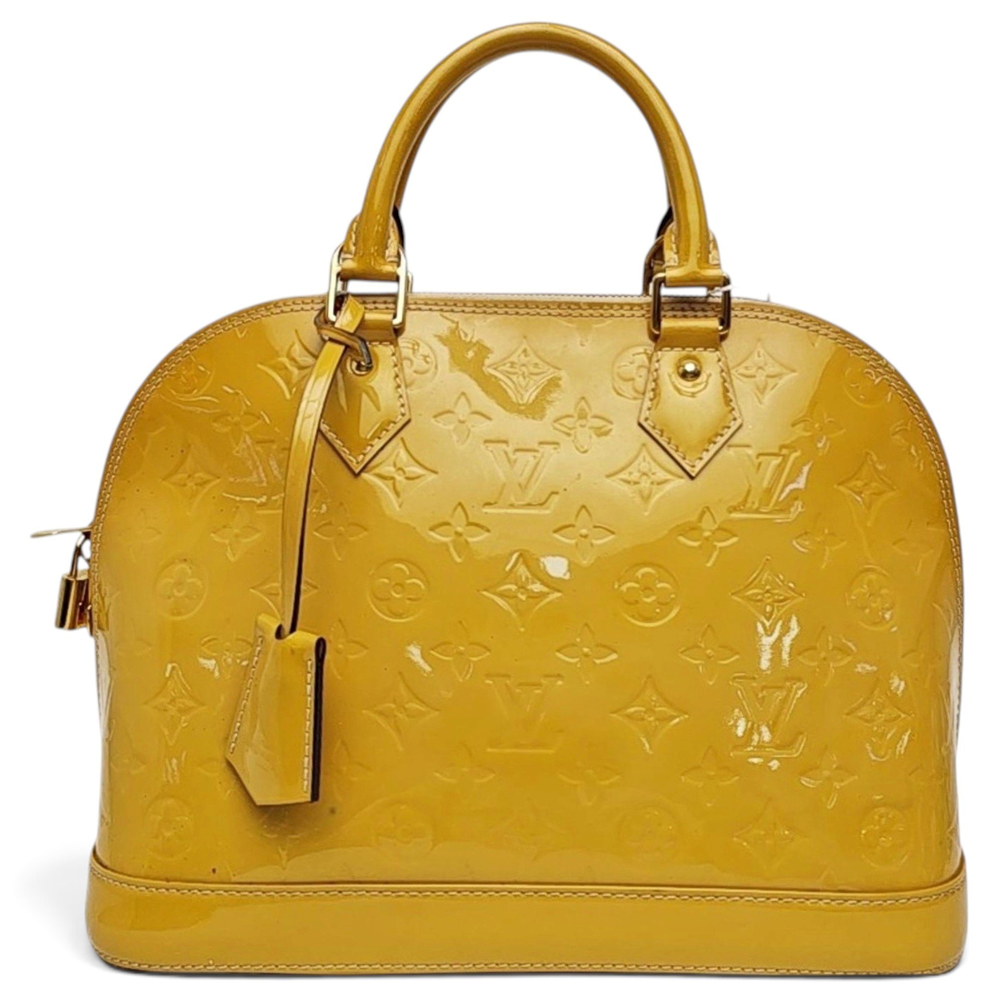 Alma patent leather handbag