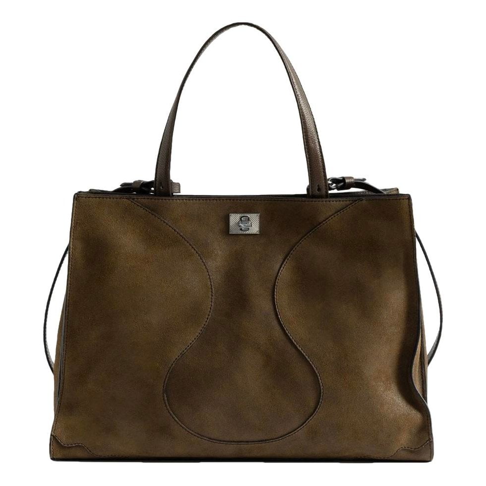 Leather handbag