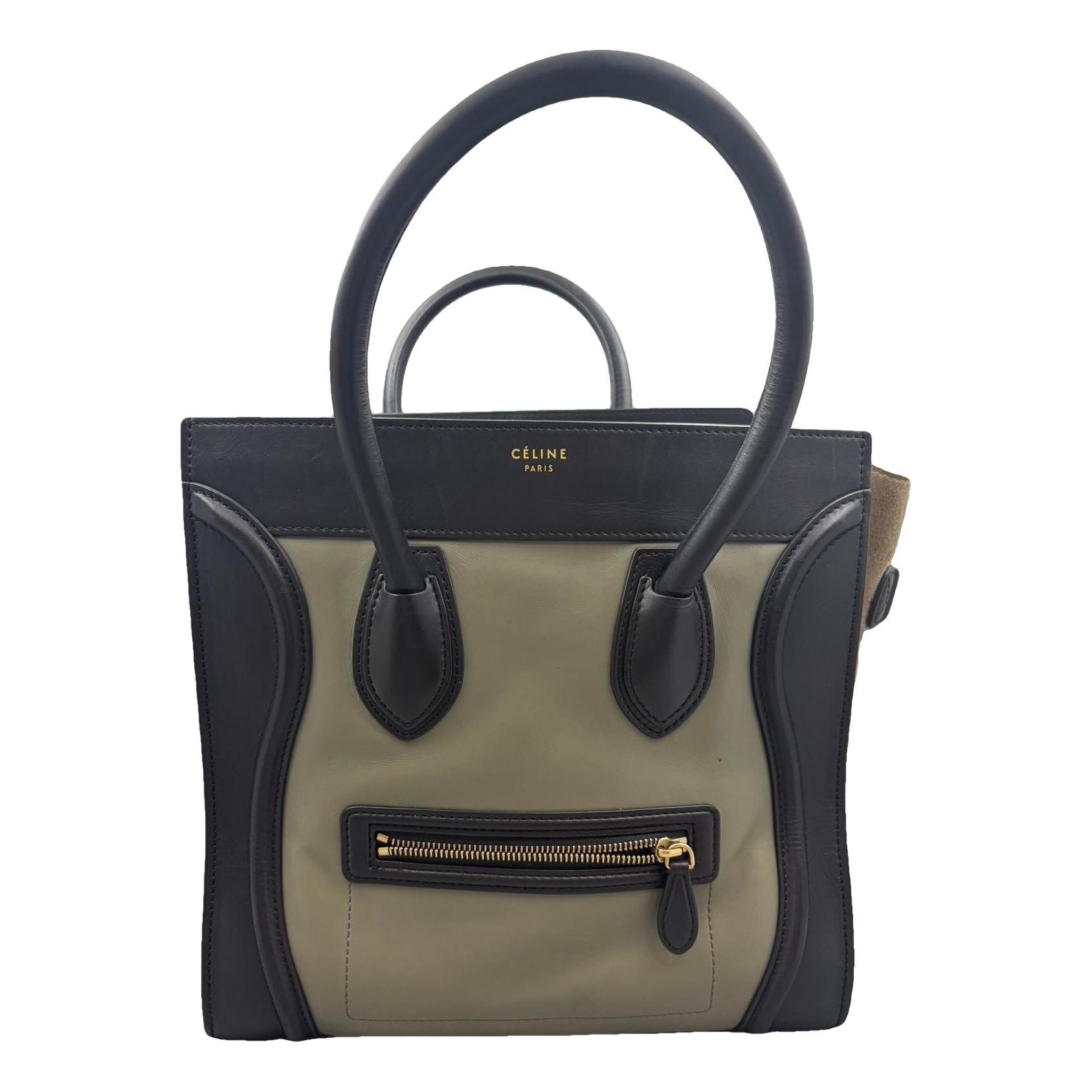 Nano Luggage leather handbag