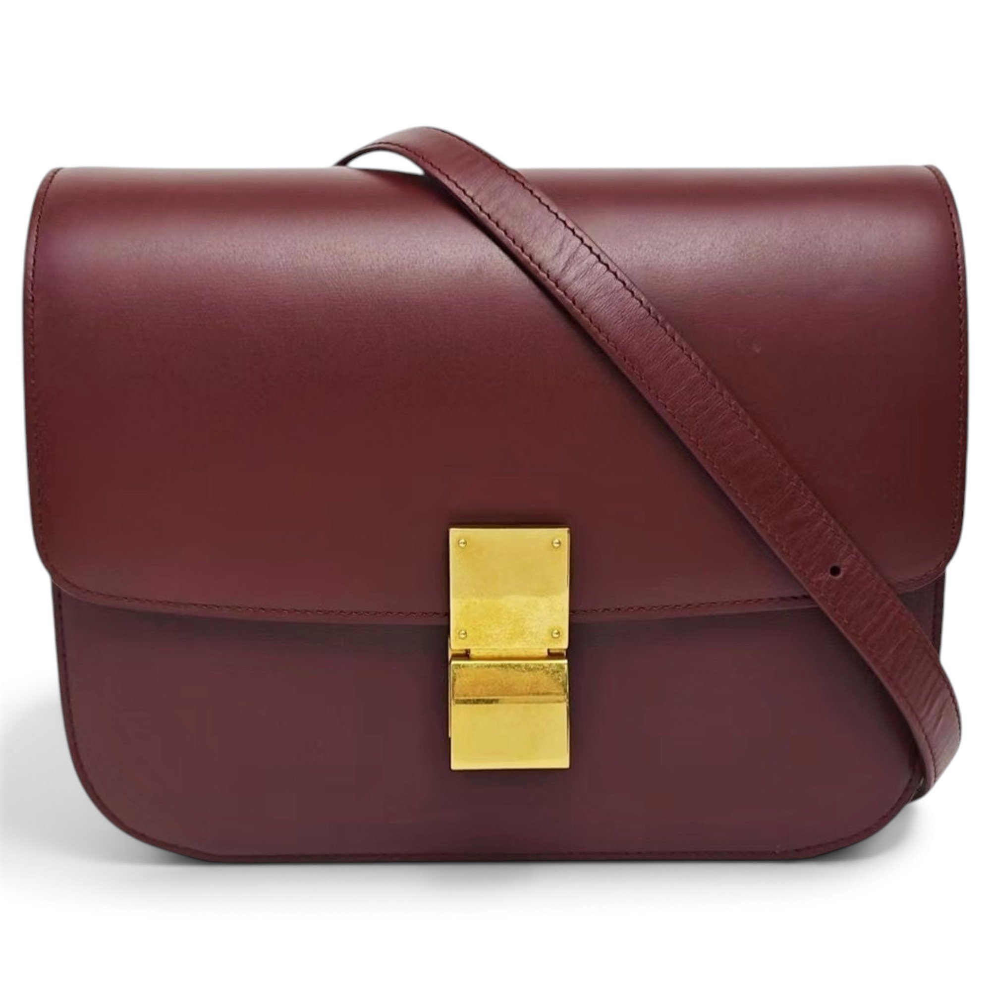 Classic leather handbag