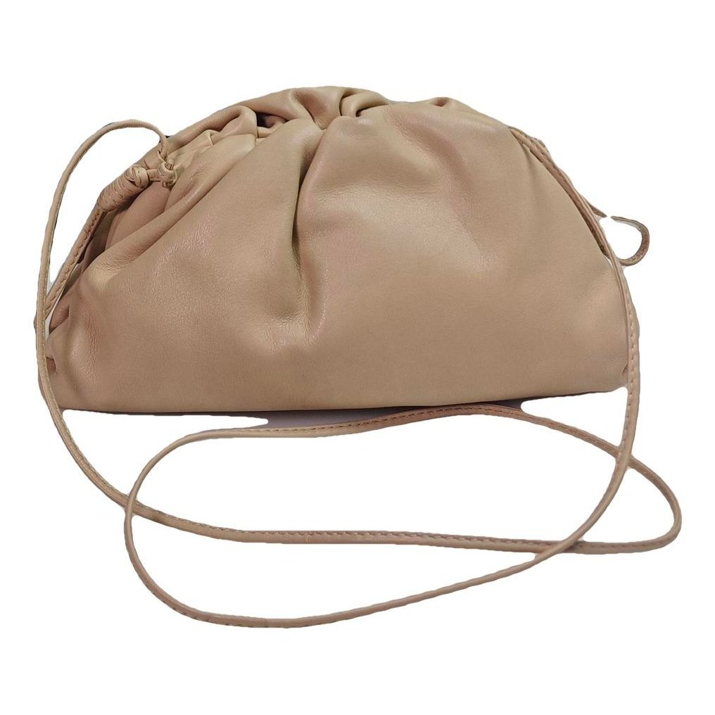Pouch leather handbag