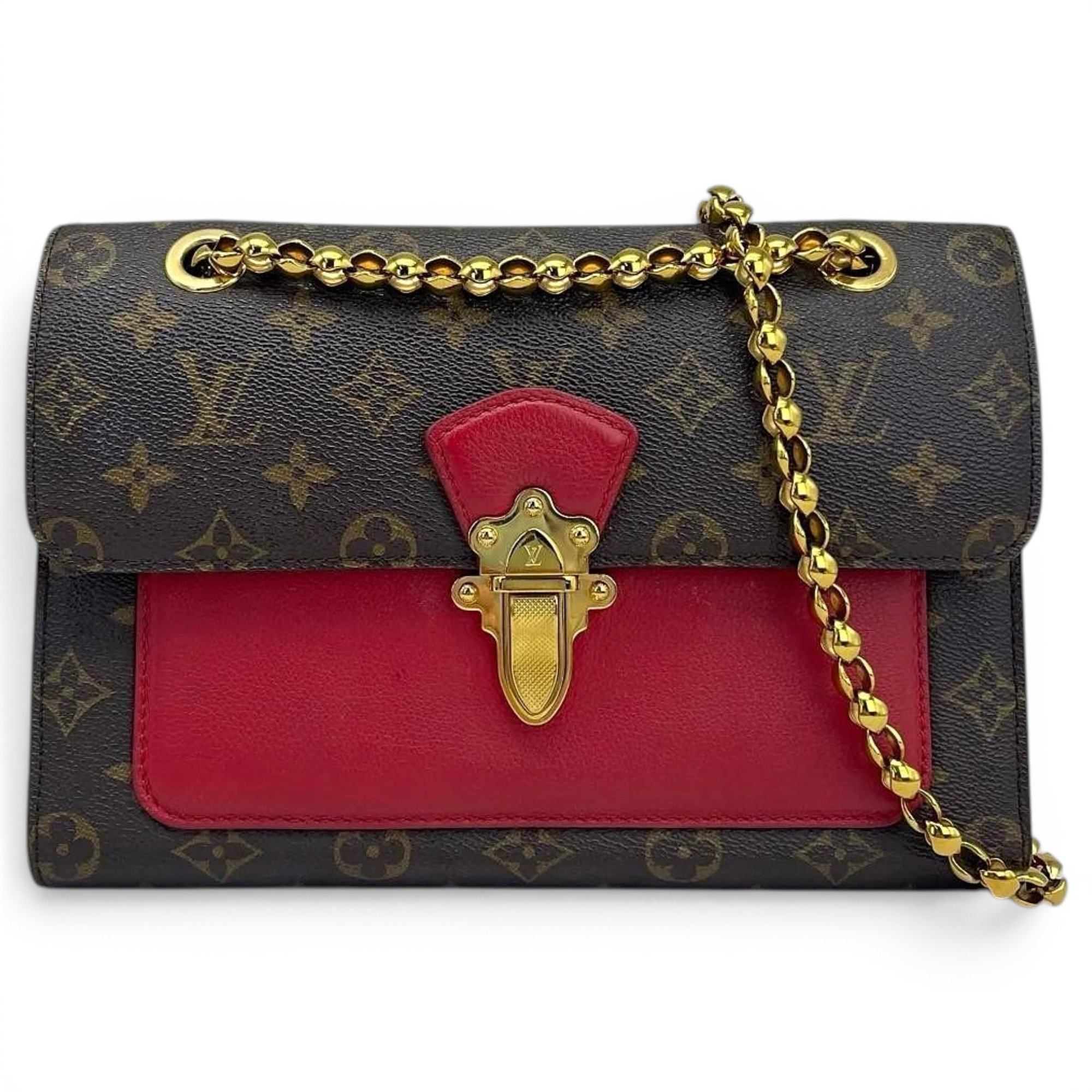 Victoire leather crossbody bag