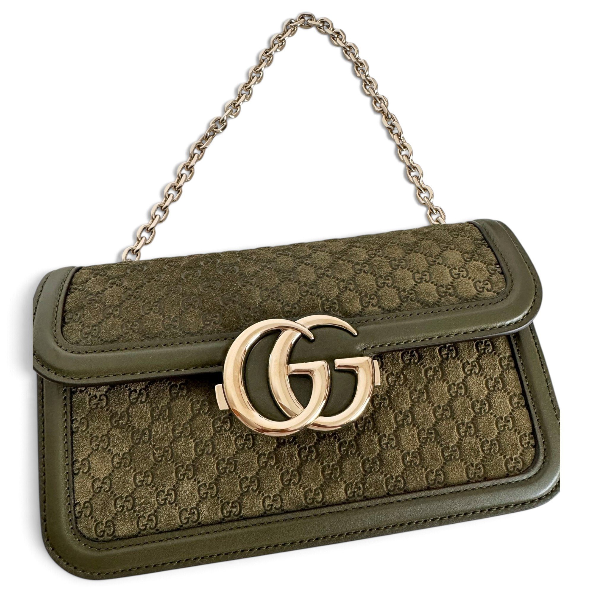 GG Marmont Flap leather handbag