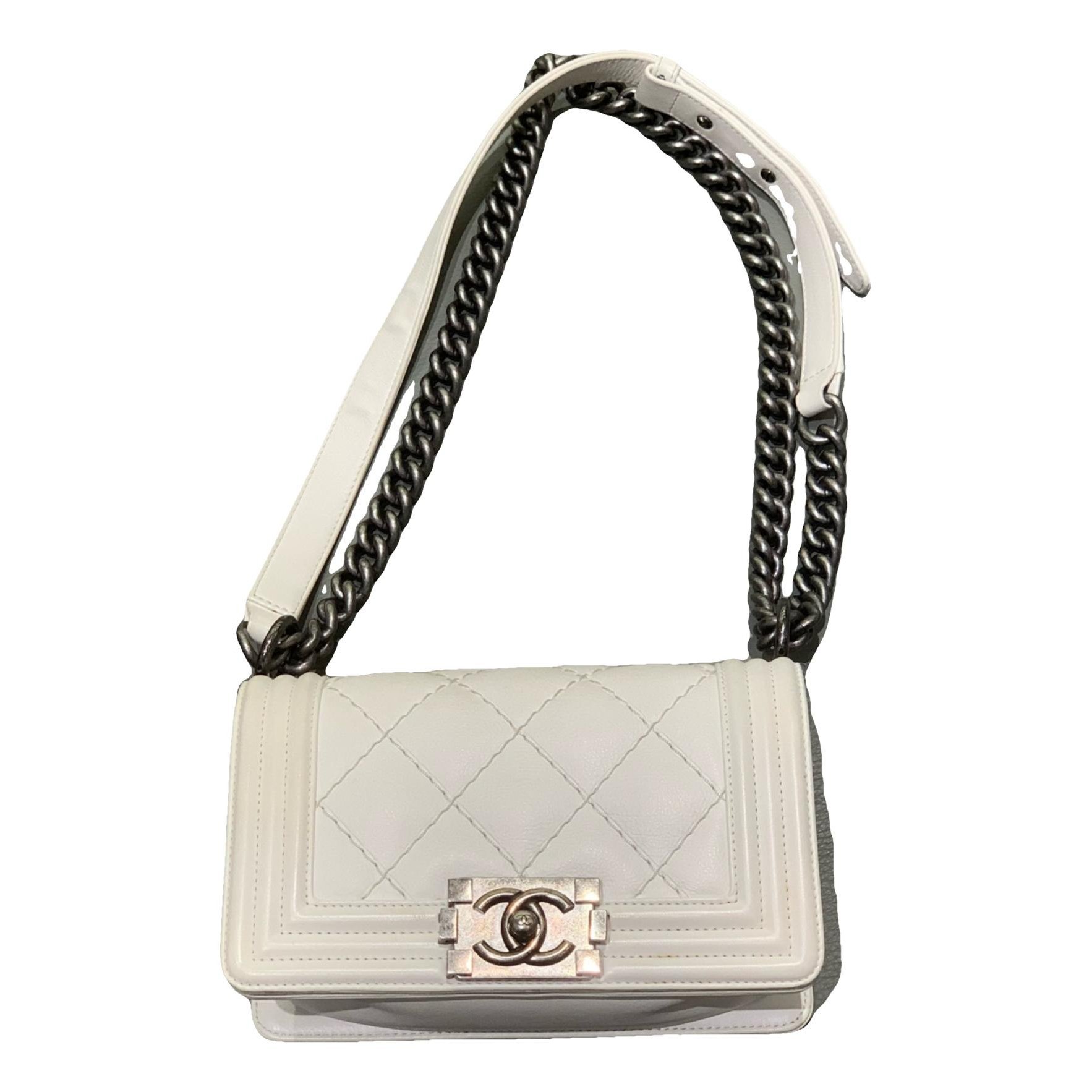Boy leather crossbody bag