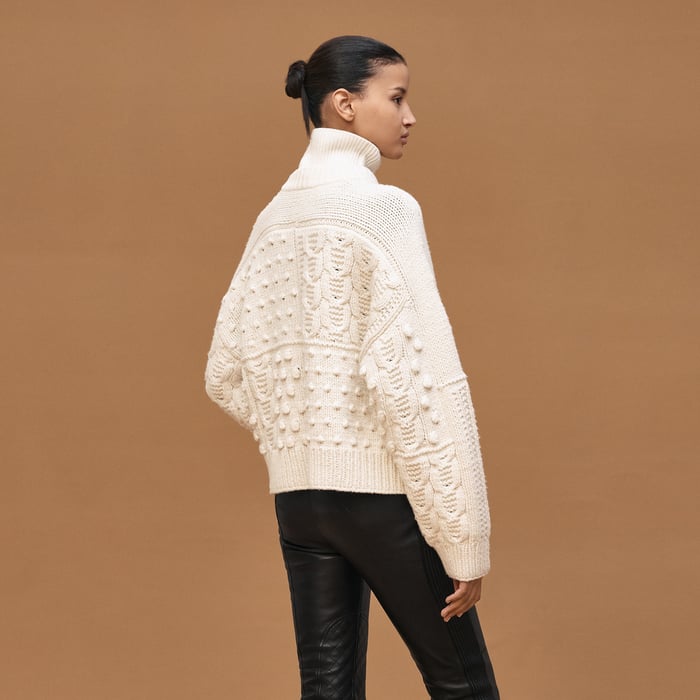 Blanc Naturel Long-sleeve Sweater
