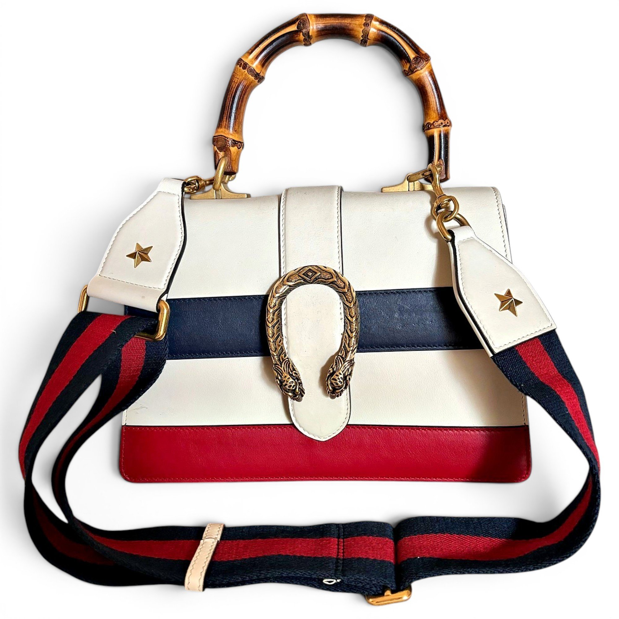 Dionysus Bamboo leather handbag