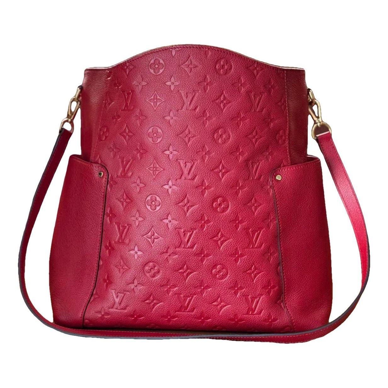 Artsy leather handbag