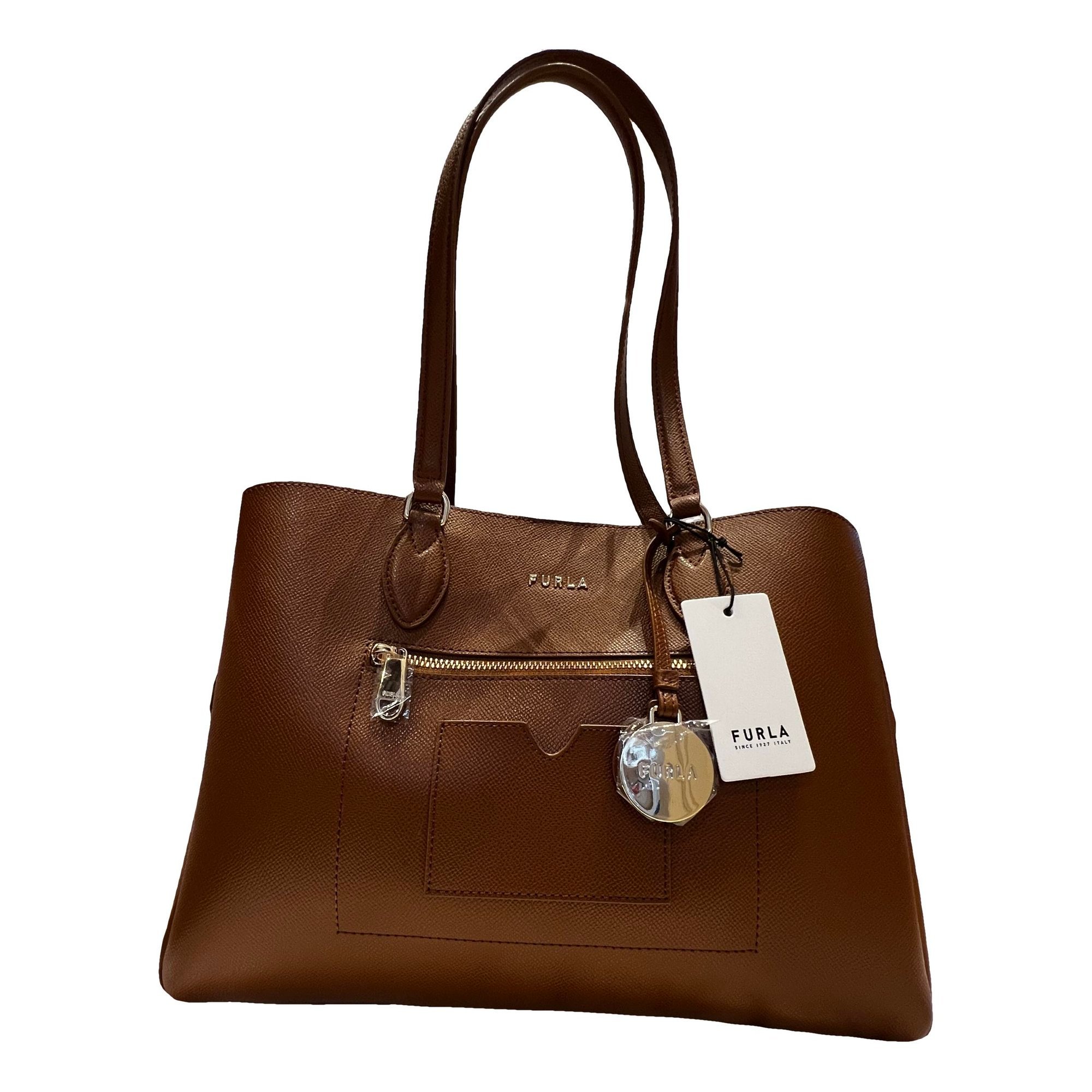 Leather handbag