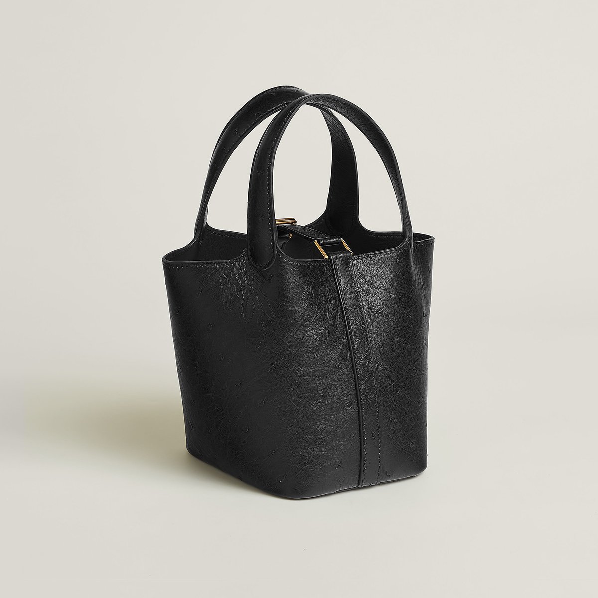 Noir Picotin Lock Micro Bag