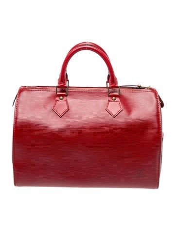 Epi Leather Top Handle Bag 30