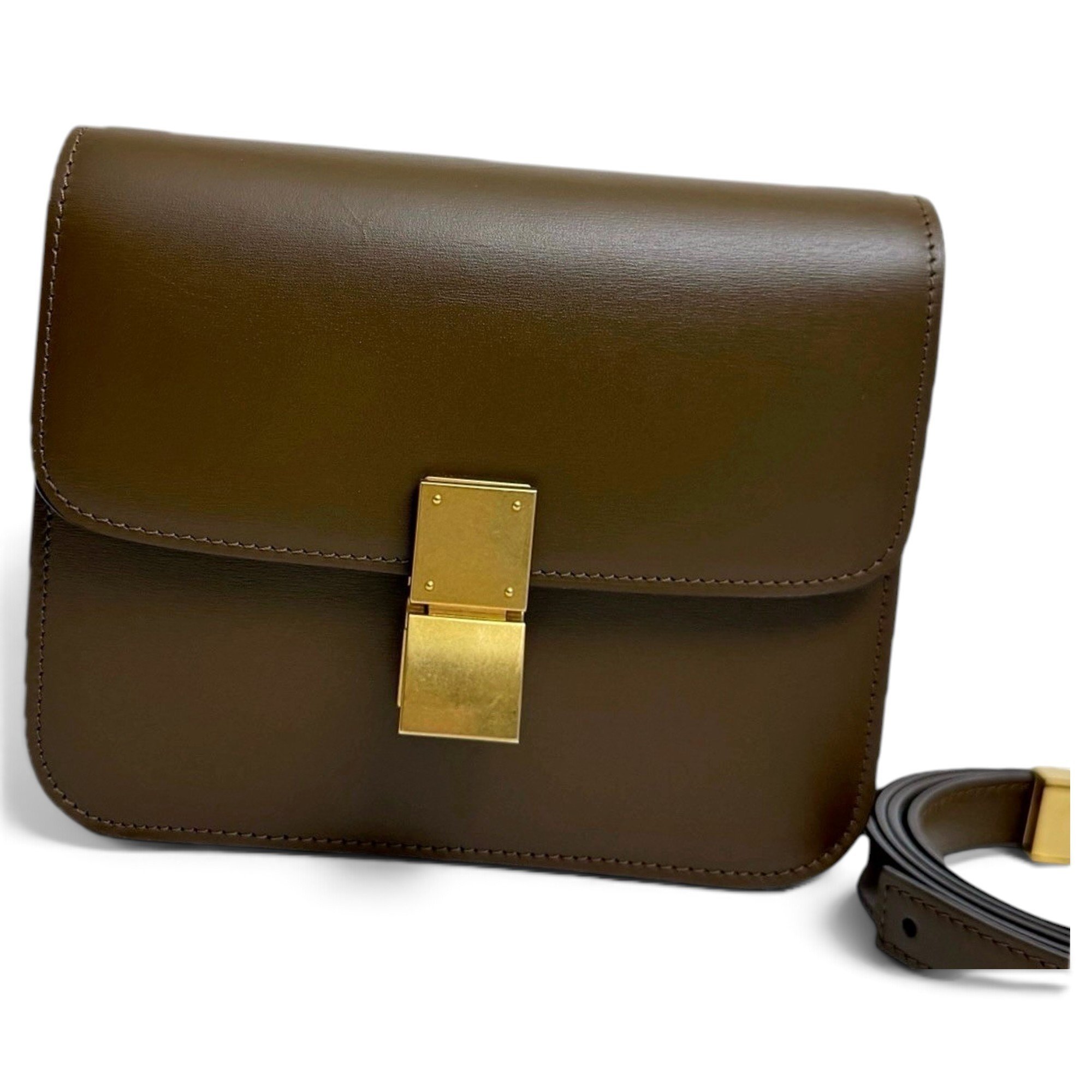 Classic leather handbag