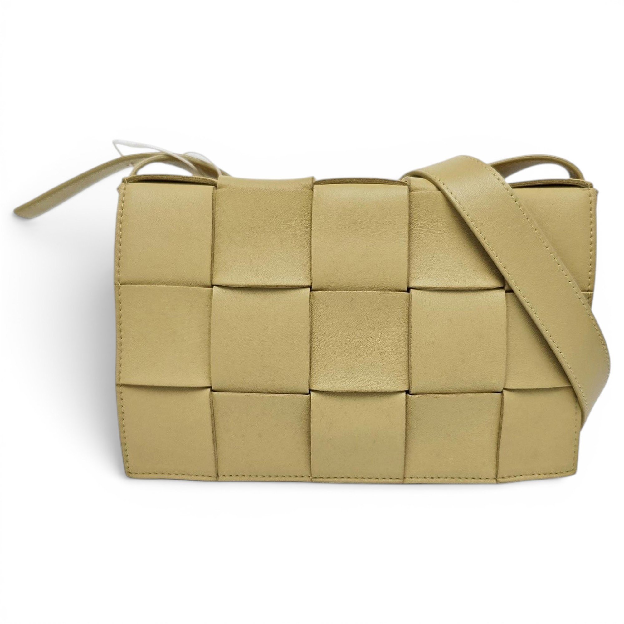 Brick Cassette leather handbag