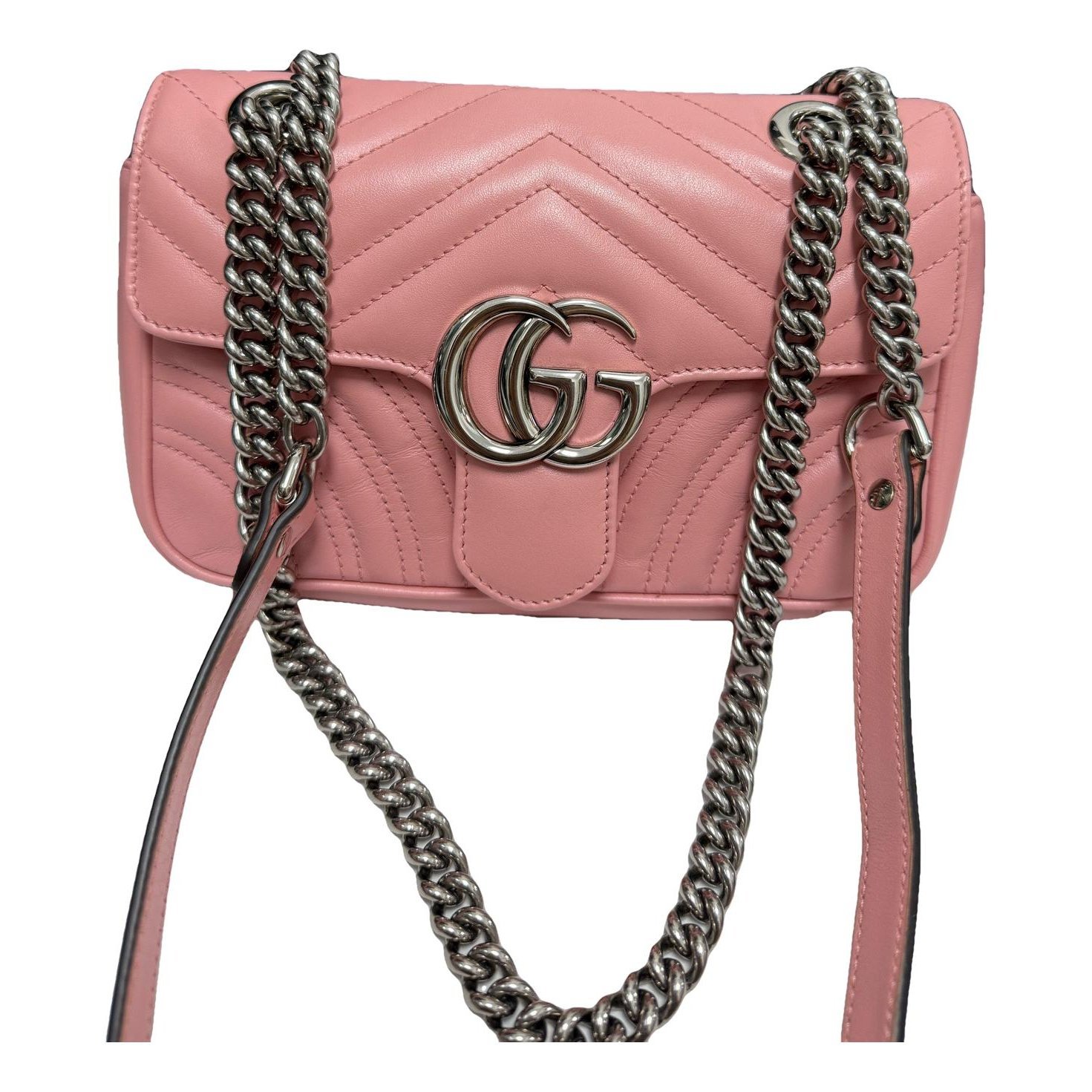 GG Marmont Flap leather handbag
