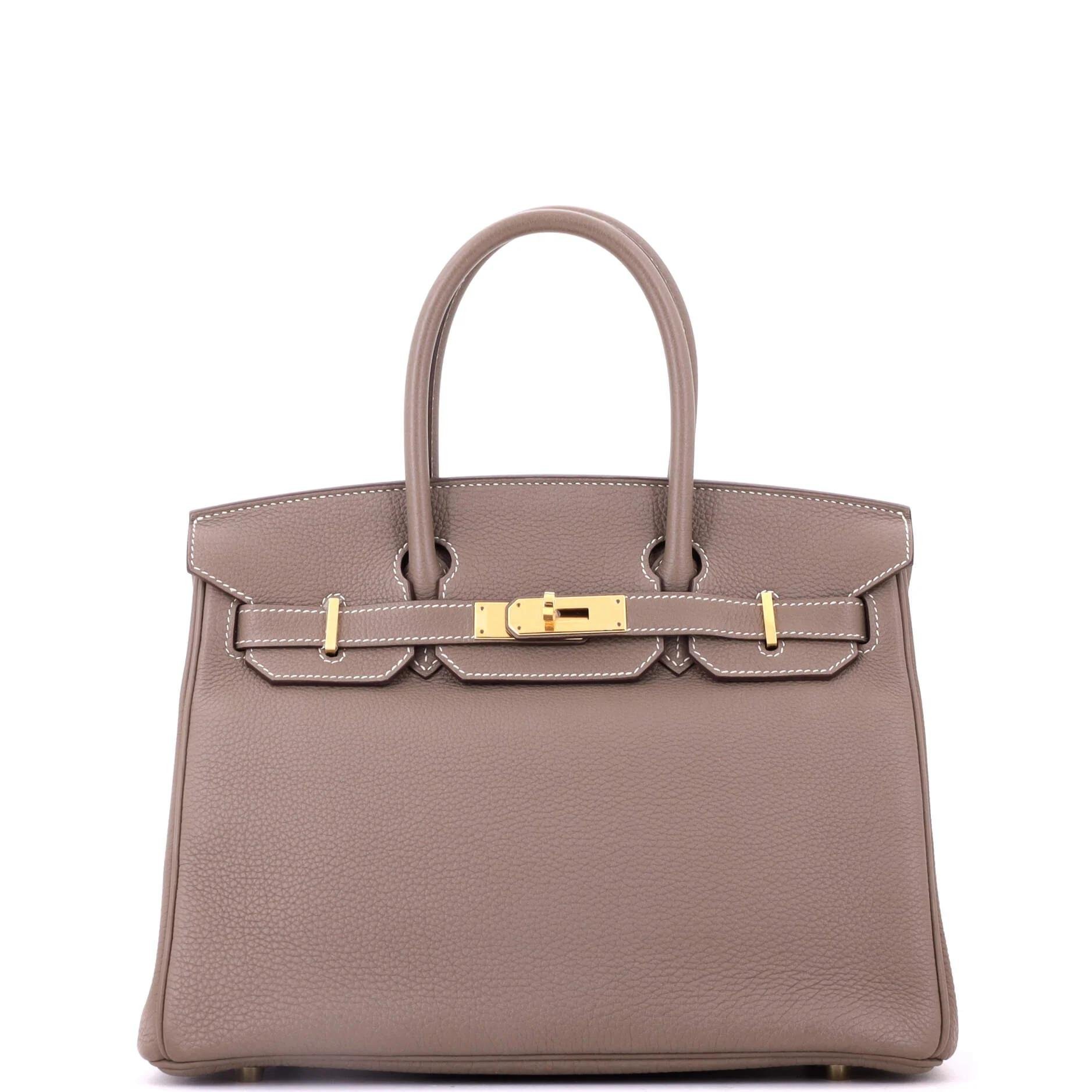 Birkin 30 leather tote
