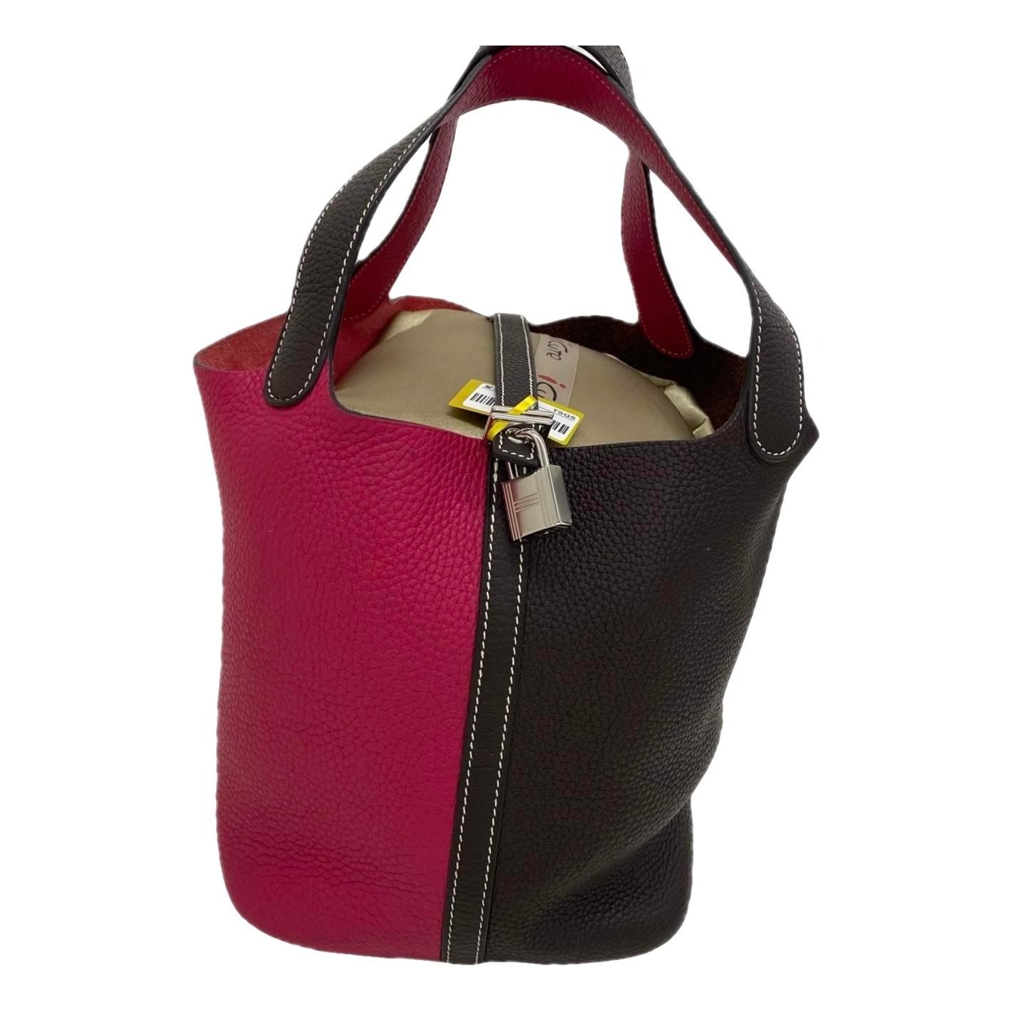 Picotin leather handbag