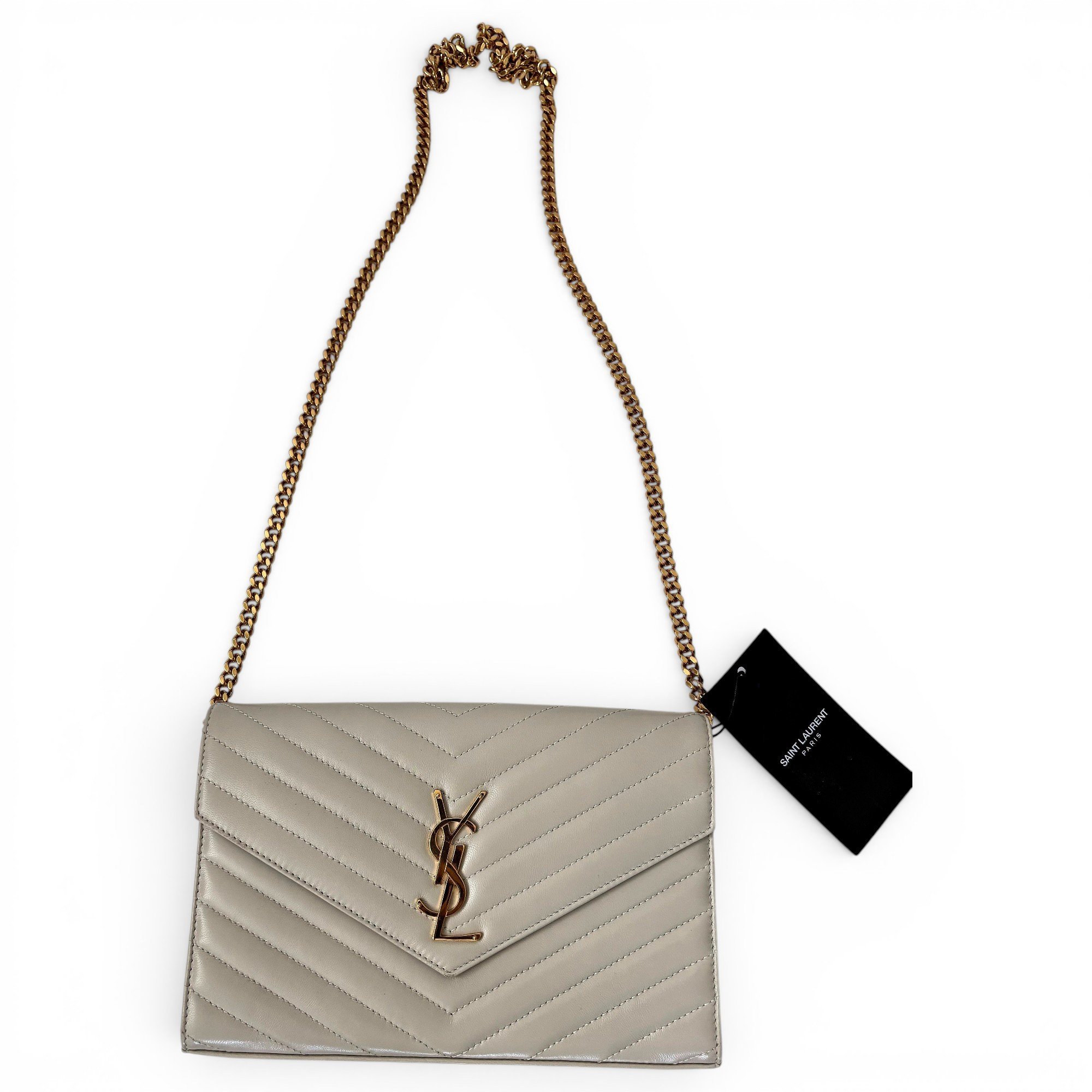 Envelope leather crossbody bag