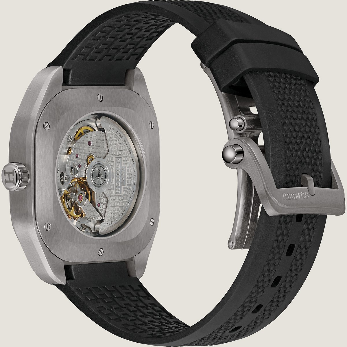 Sans Coloris Hermès H08 Watch, 42 mm