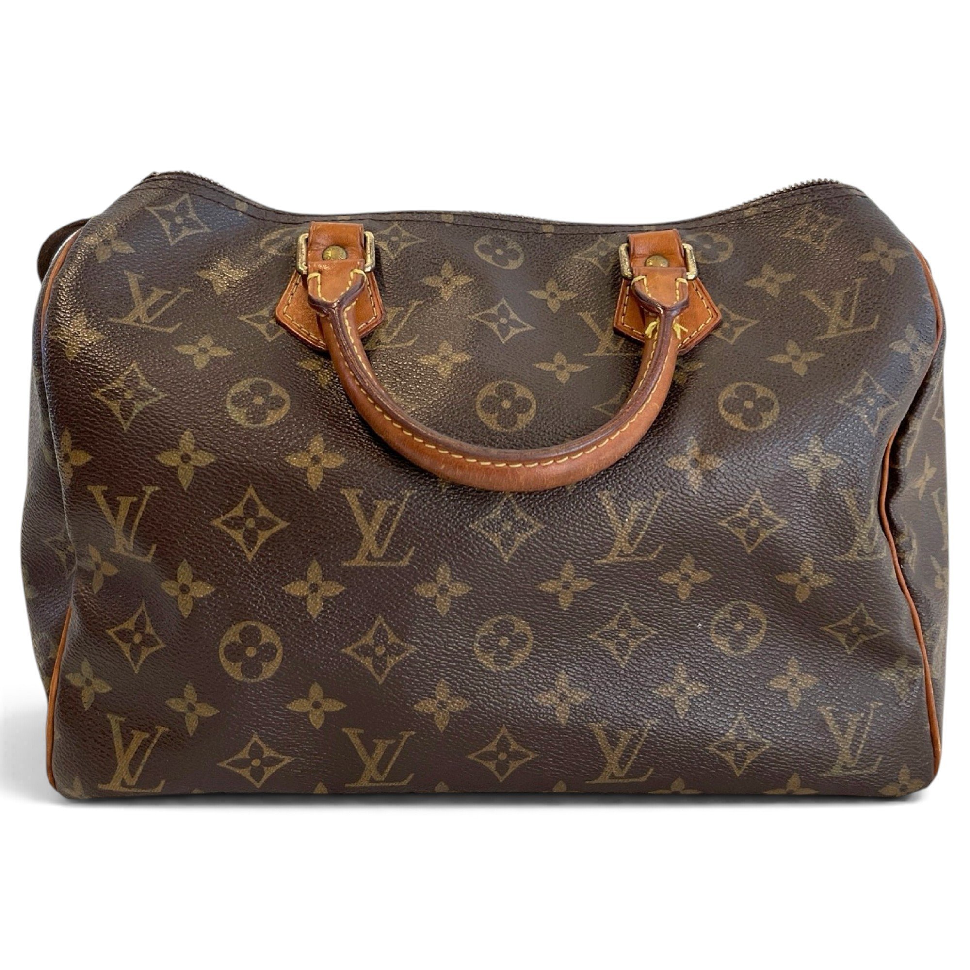 Speedy leather handbag