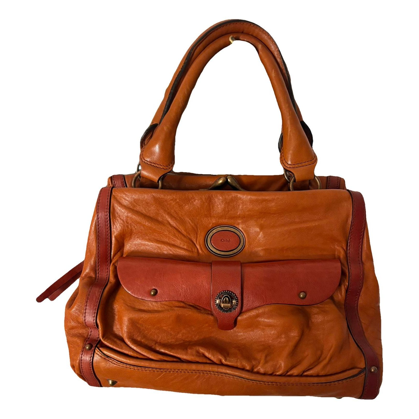 Leather handbag