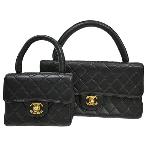 Trendy CC Flap leather handbag