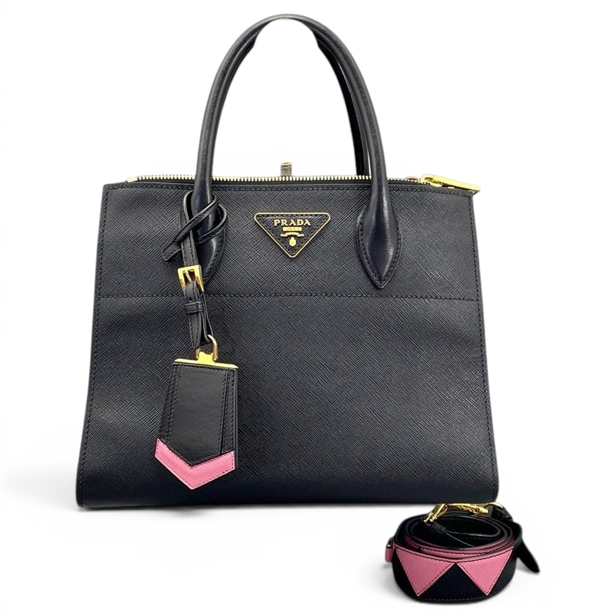 Galleria leather handbag