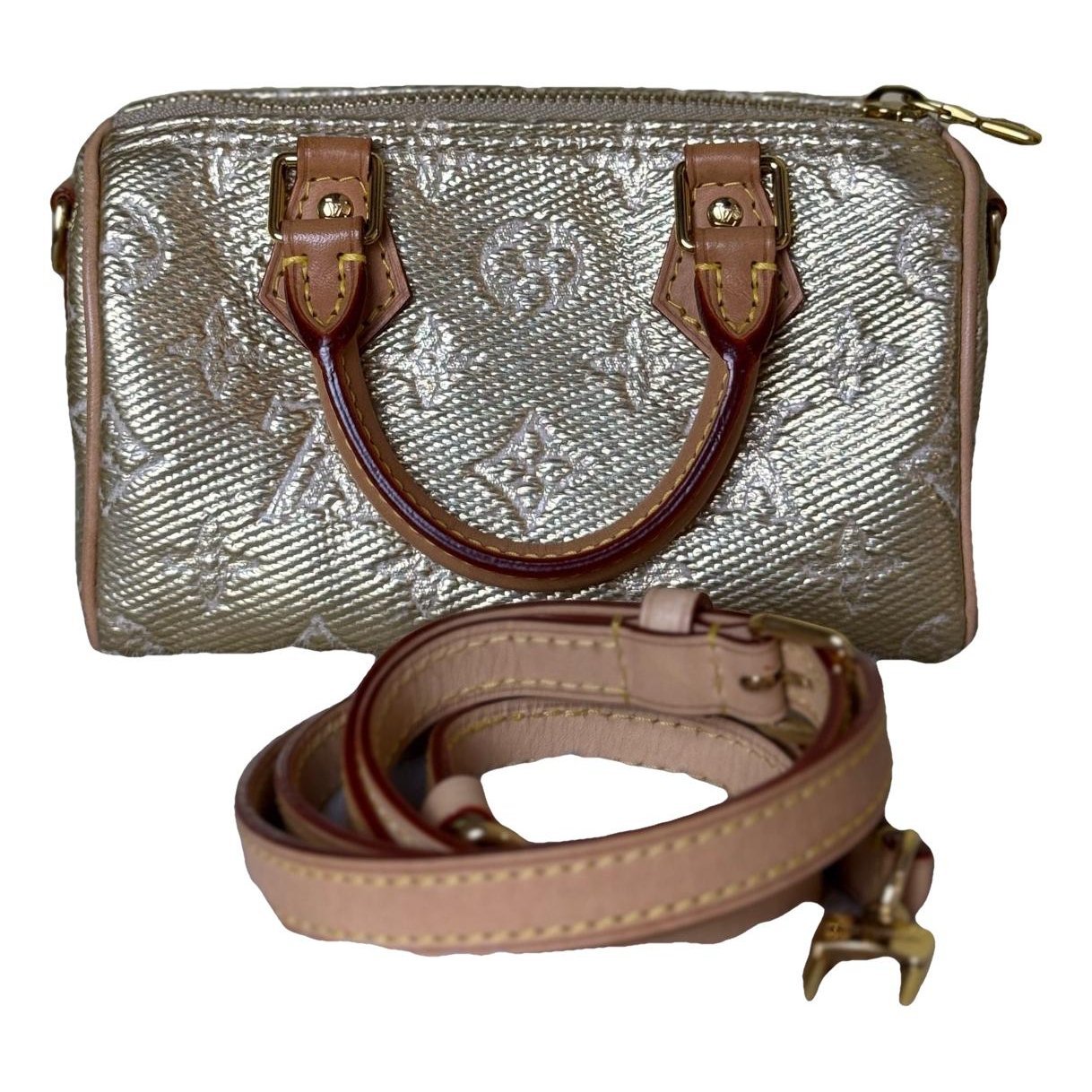 Nano Speedy / Mini HL leather handbag