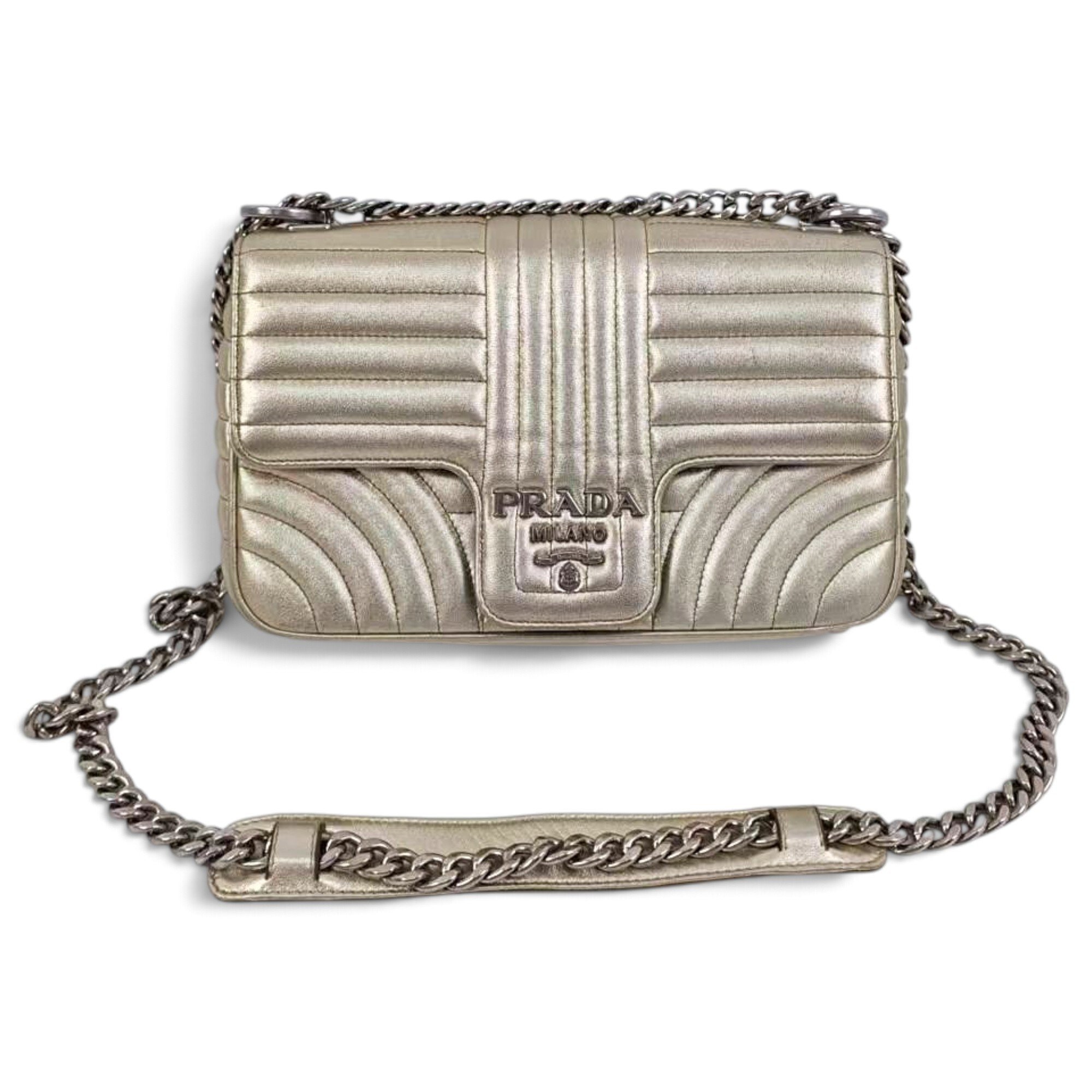 Diagramme leather handbag