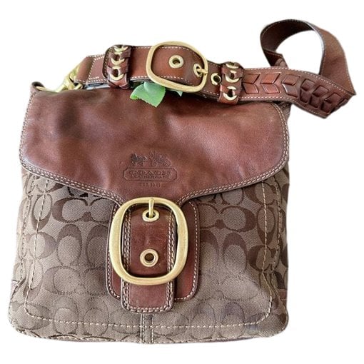 Signature Sufflette cloth crossbody bag