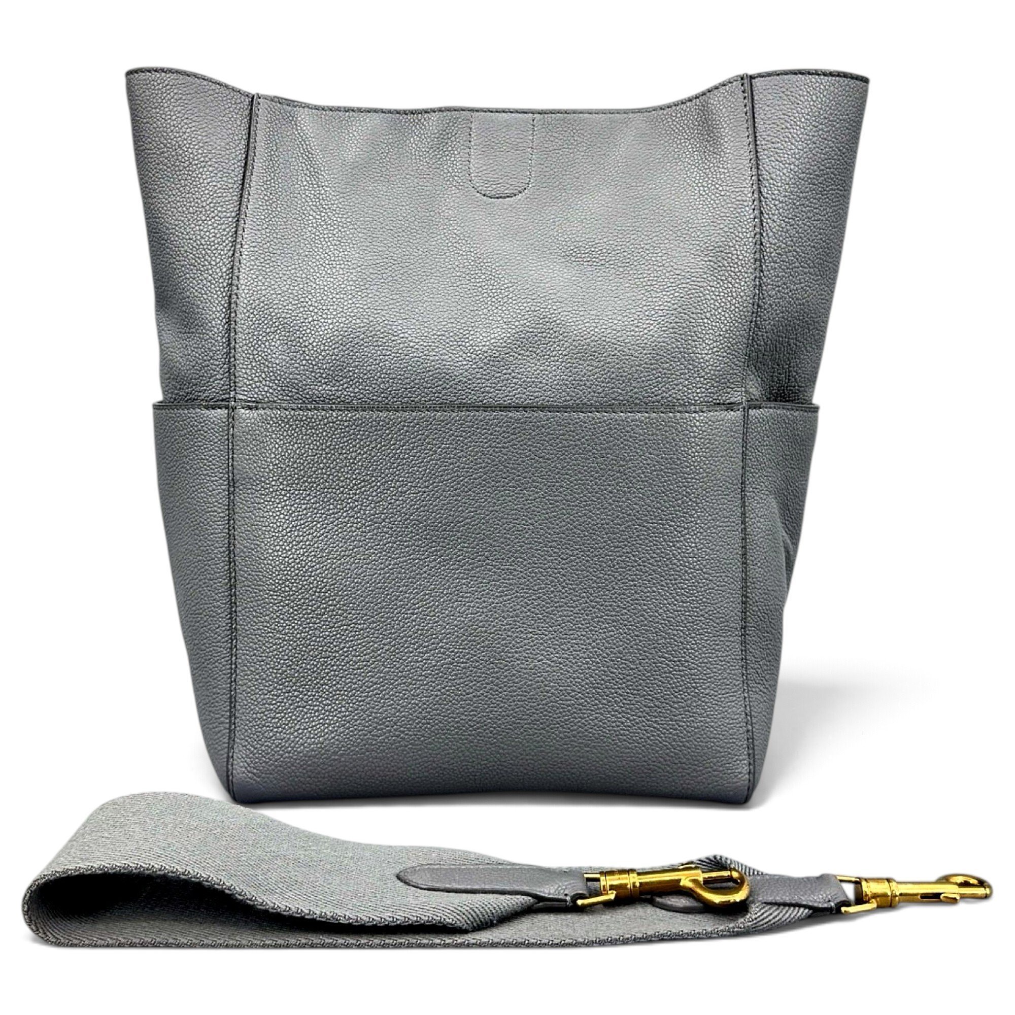 Seau Sangle leather handbag