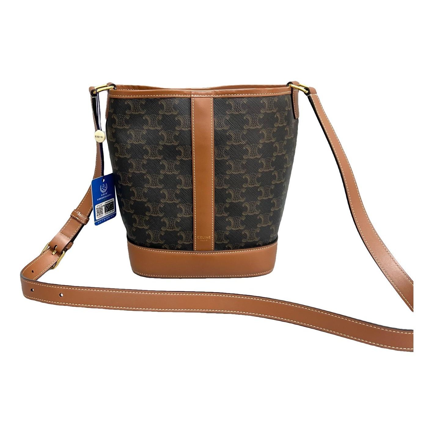 SAC SEAU leather handbag