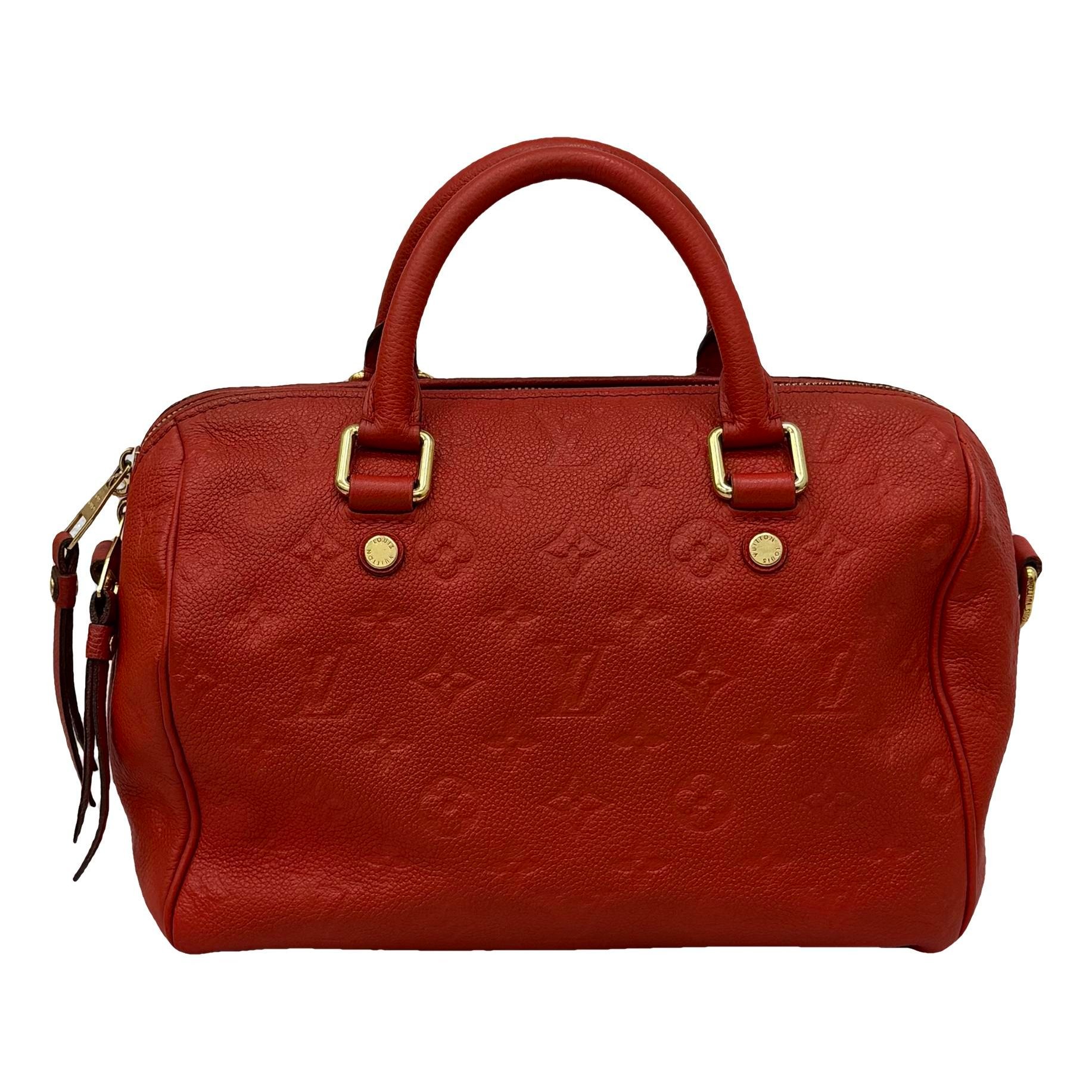 Speedy leather handbag