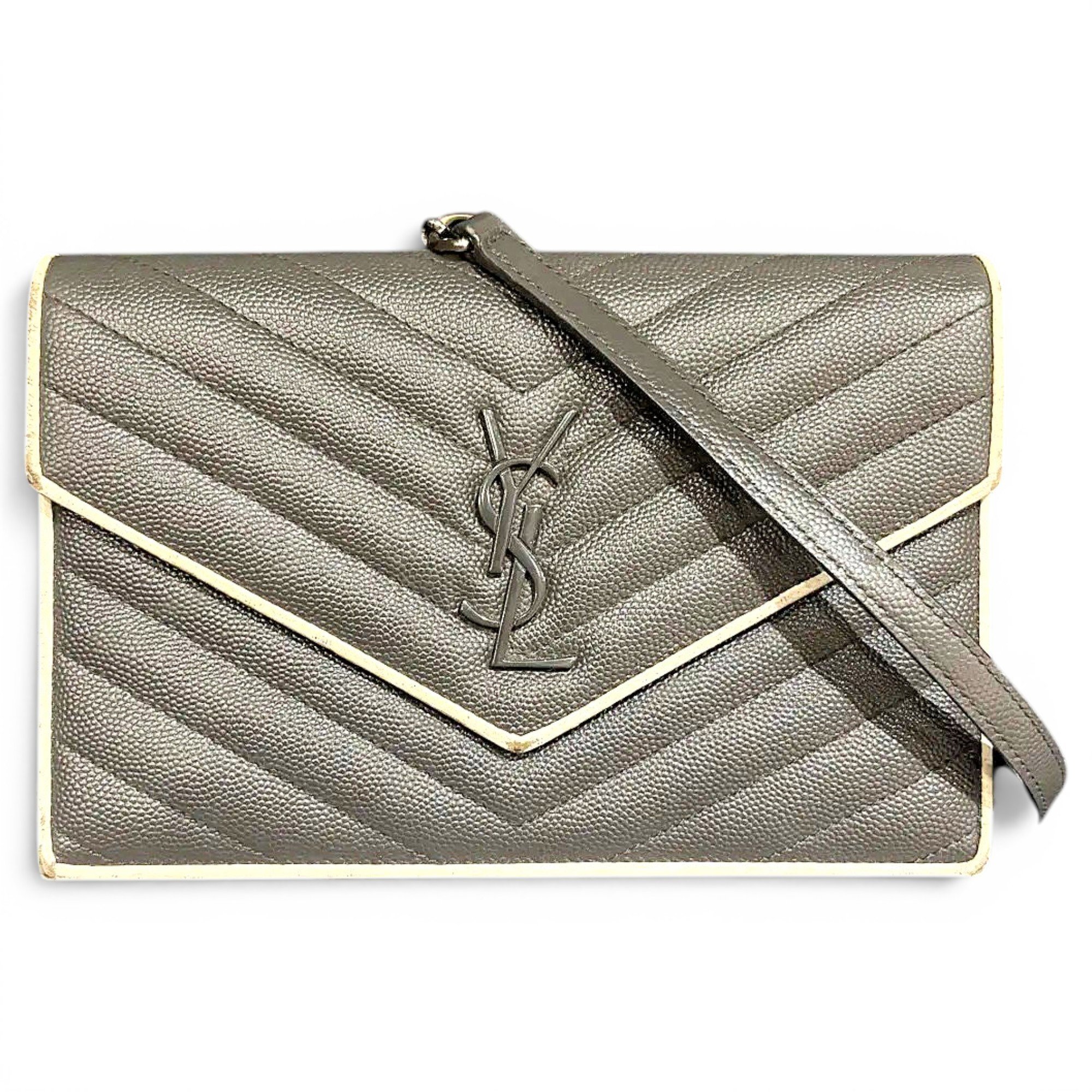 Portefeuille enveloppe leather handbag