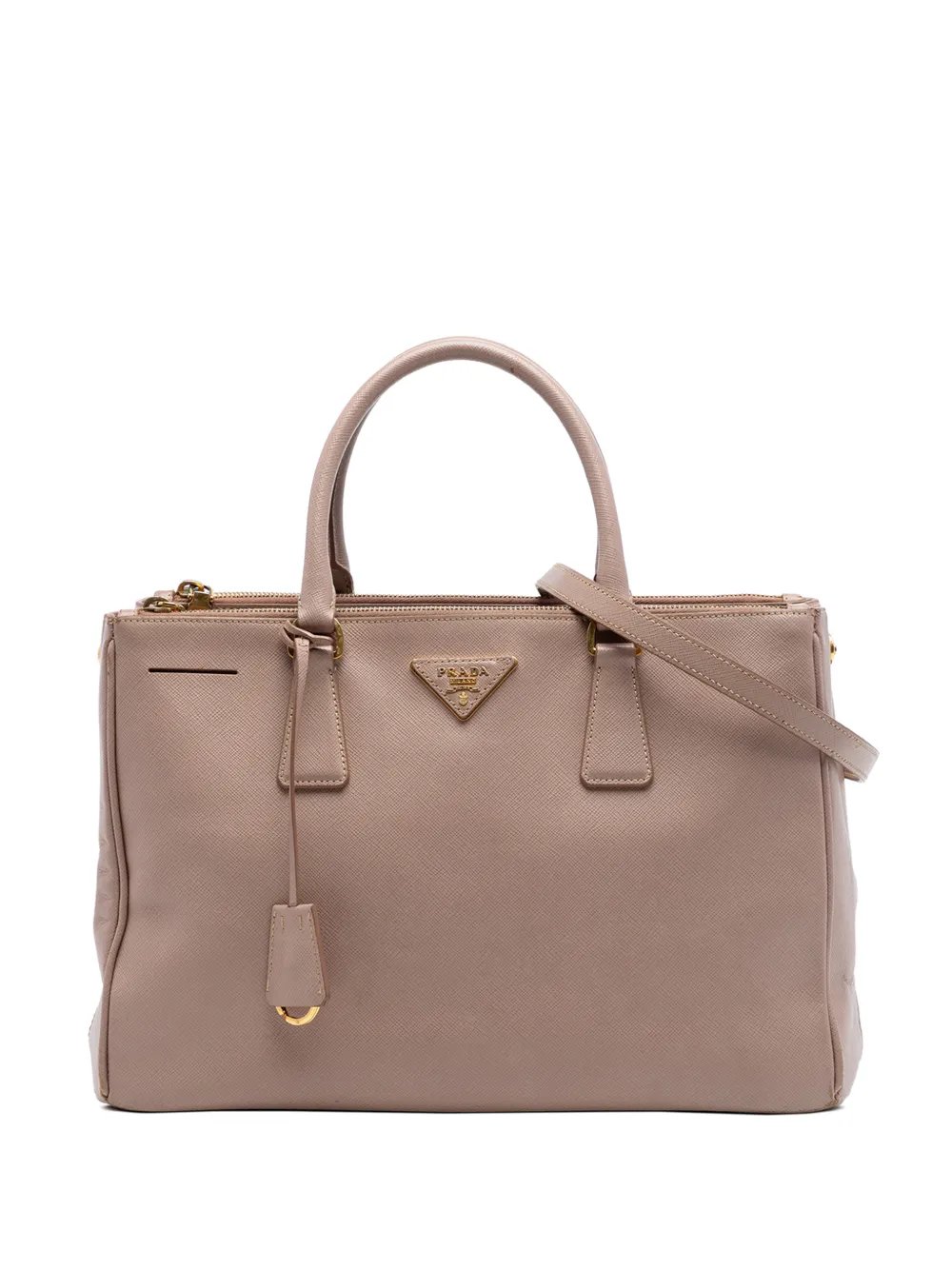 2013-2026 Medium Saffiano Lux Galleria Double Zip Tote satchel