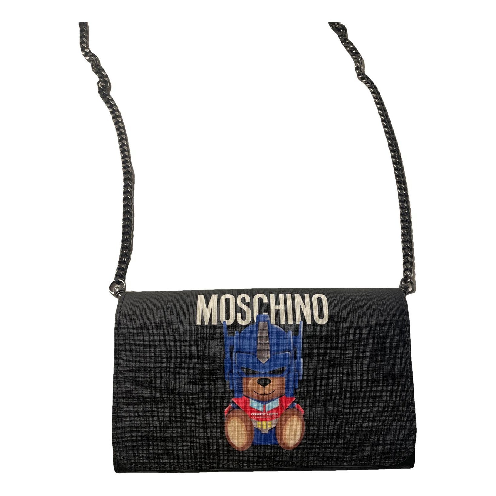 Moschino Leather clutch bag