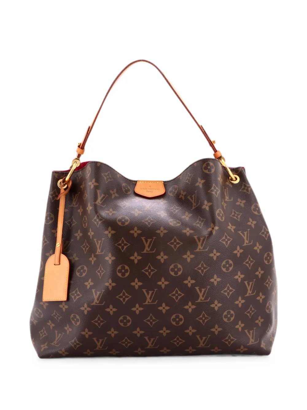 Louis Vuitton Graceful Handbag Monogram Canvas MM hobo bag
