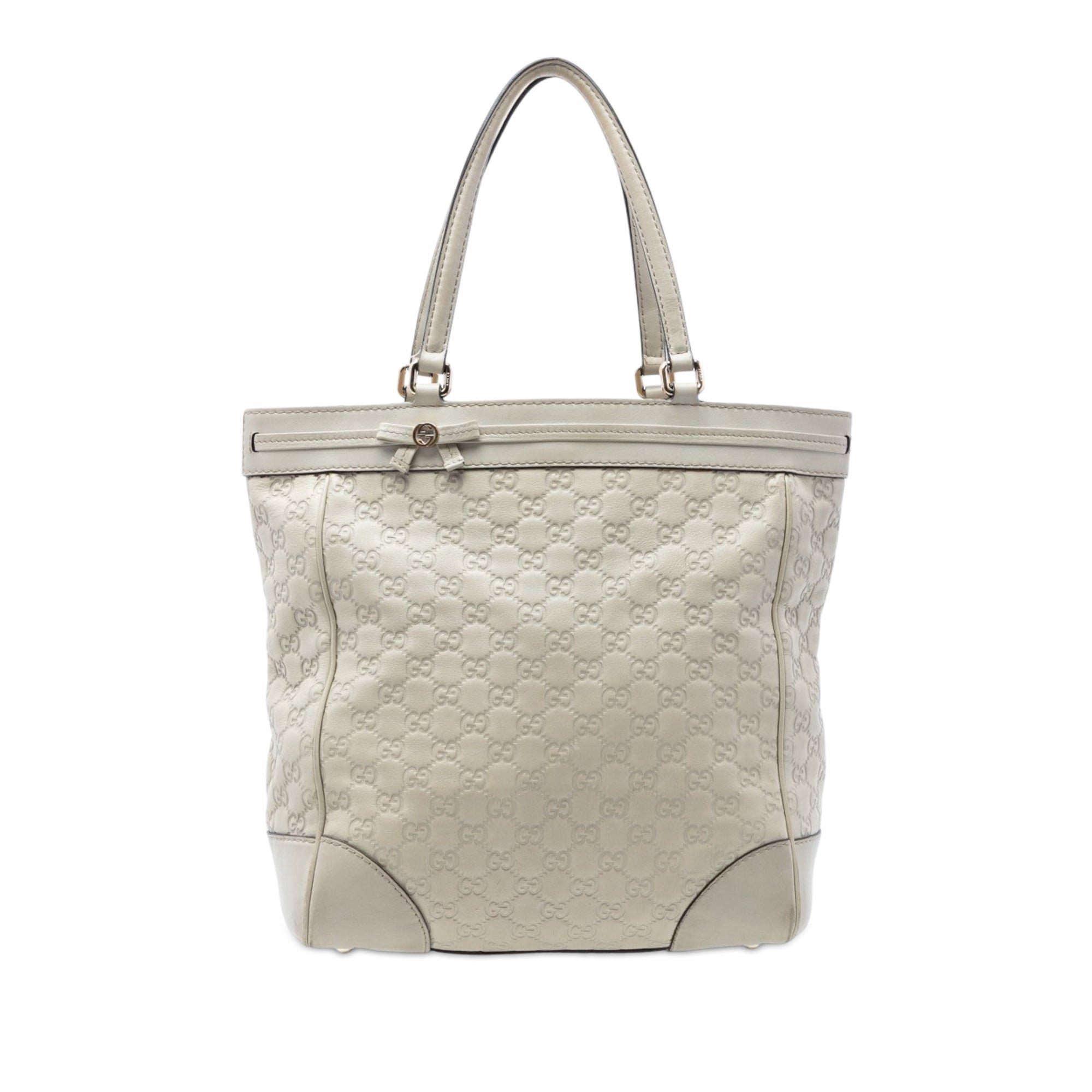 Leather tote