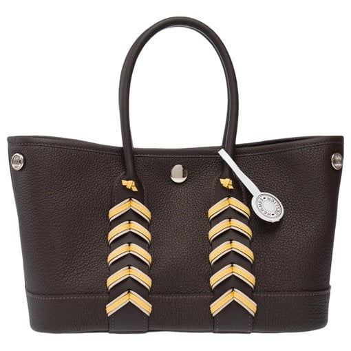 Garden Party leather handbag