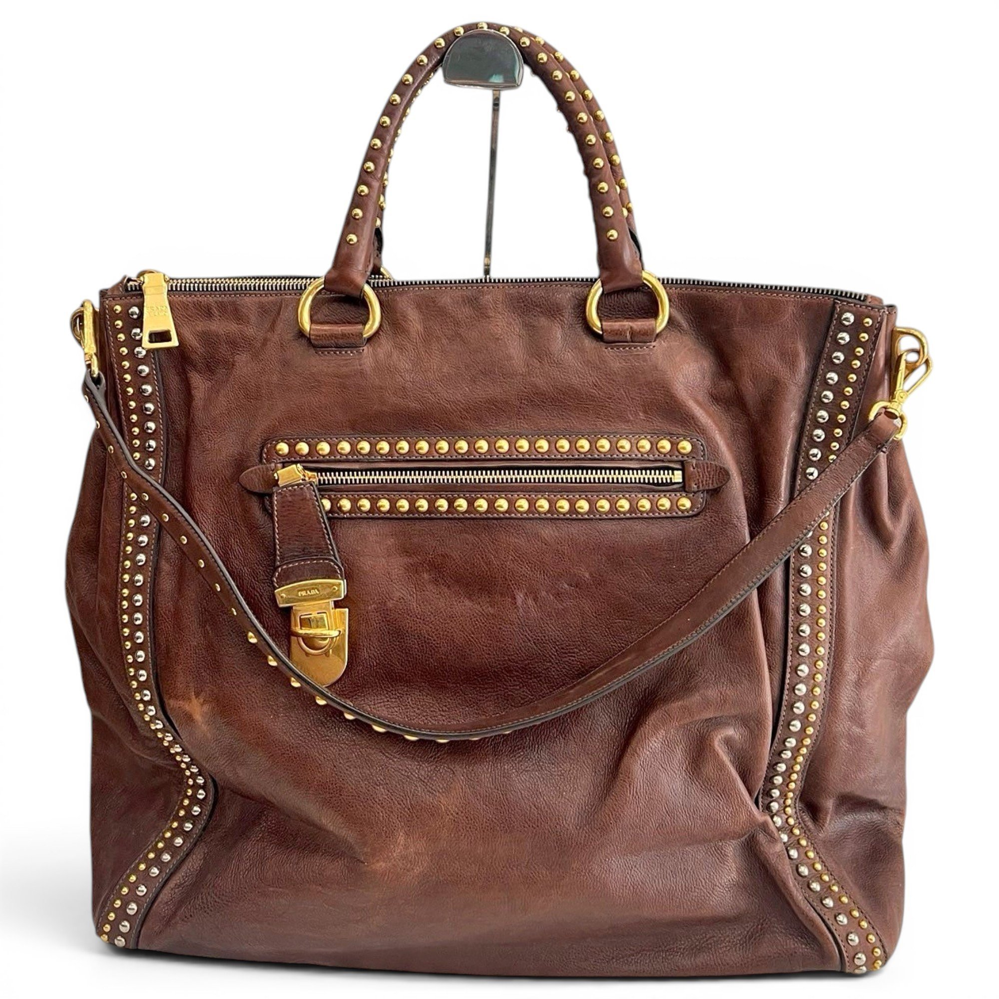 Leather handbag