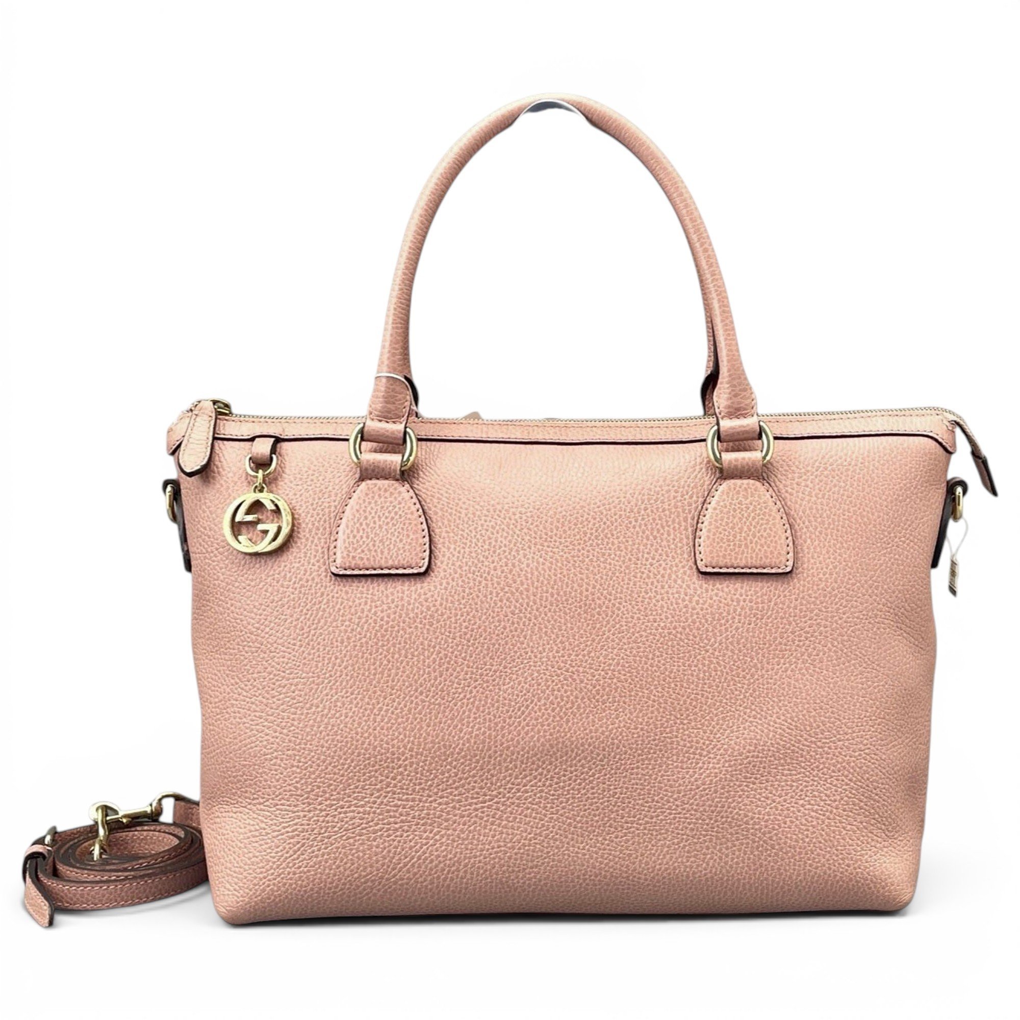 Leather tote
