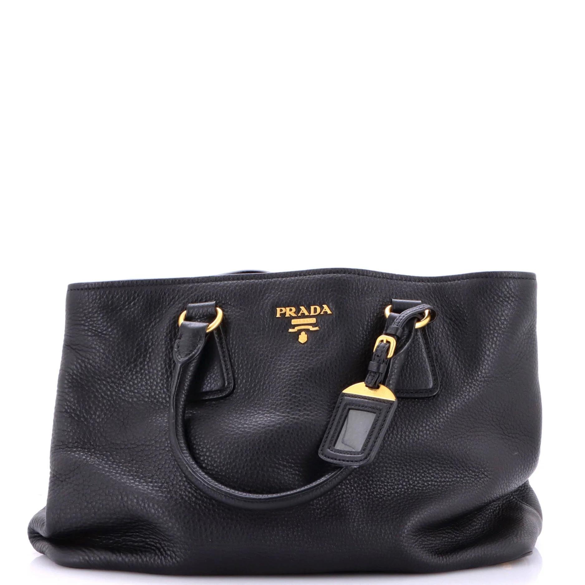 Leather tote