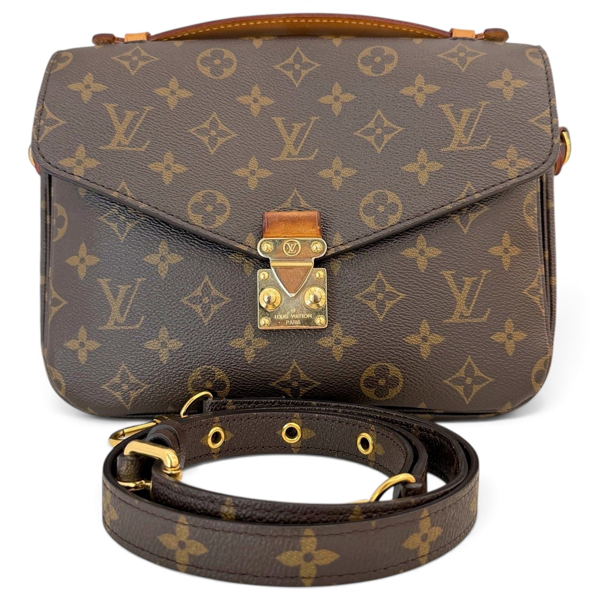 Metis leather handbag
