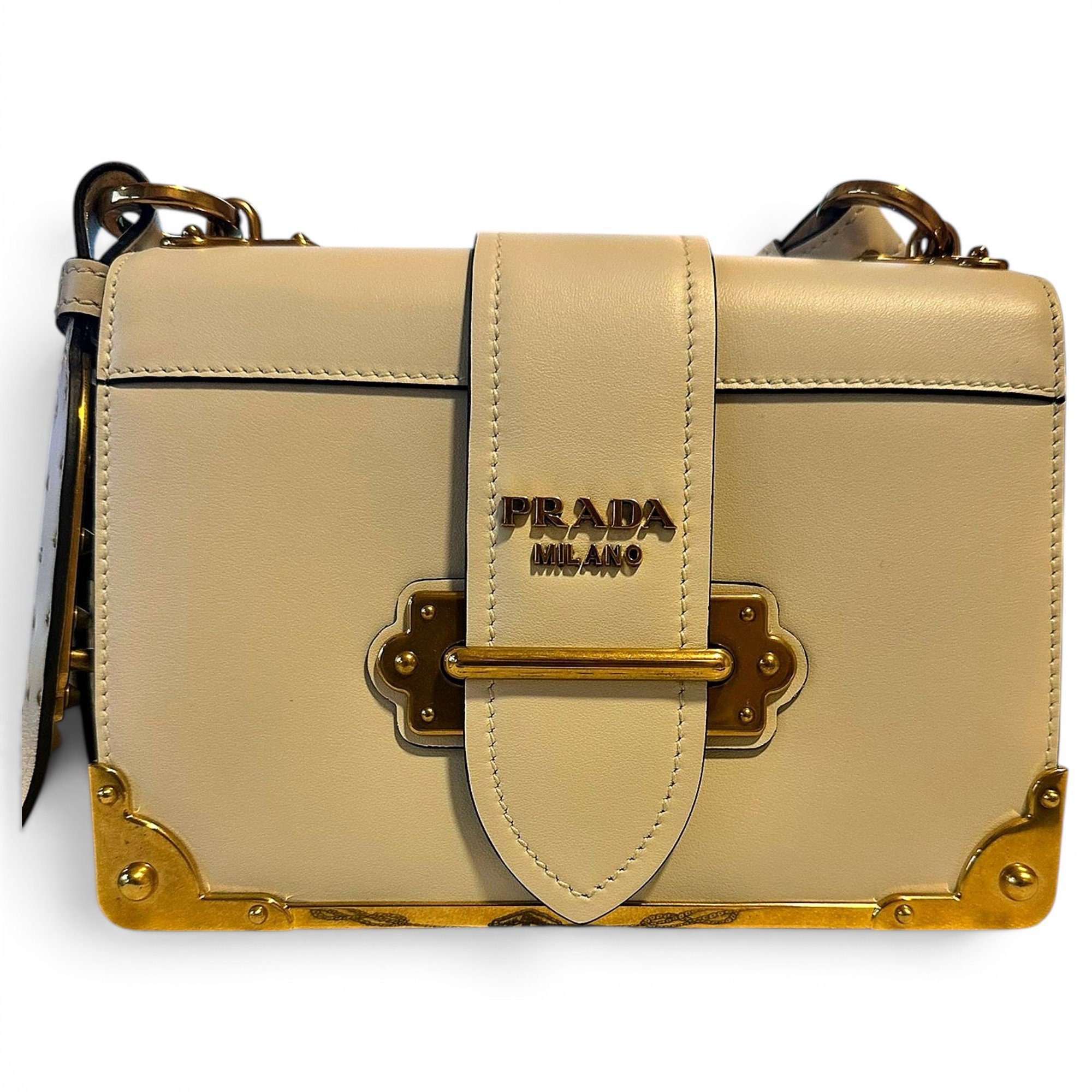 Cahier leather crossbody bag