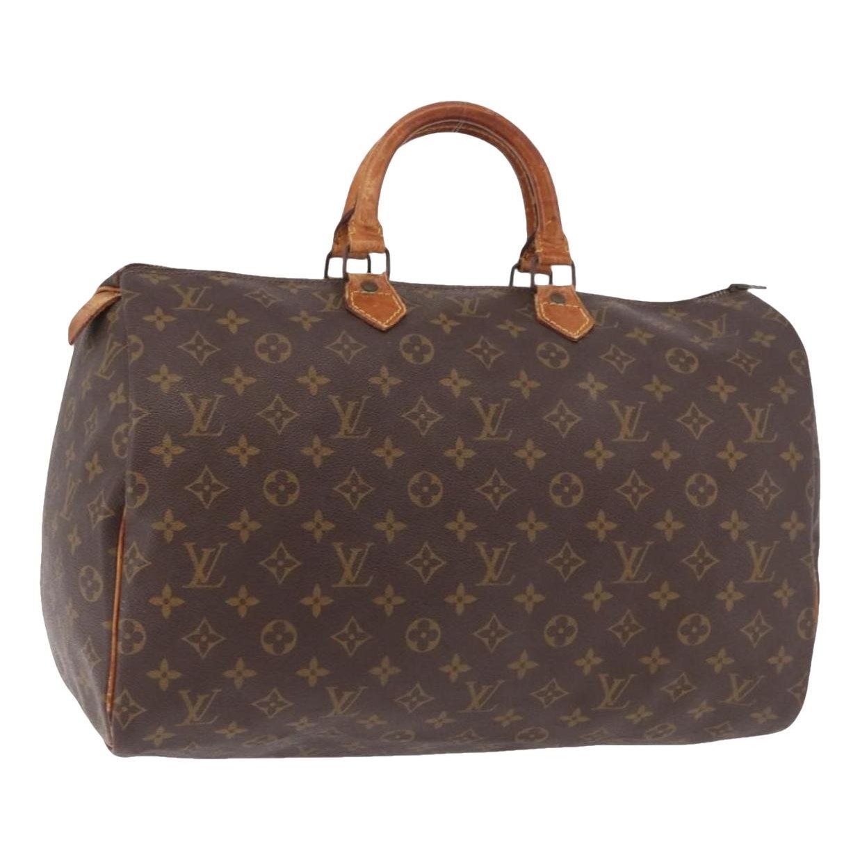 Speedy leather handbag