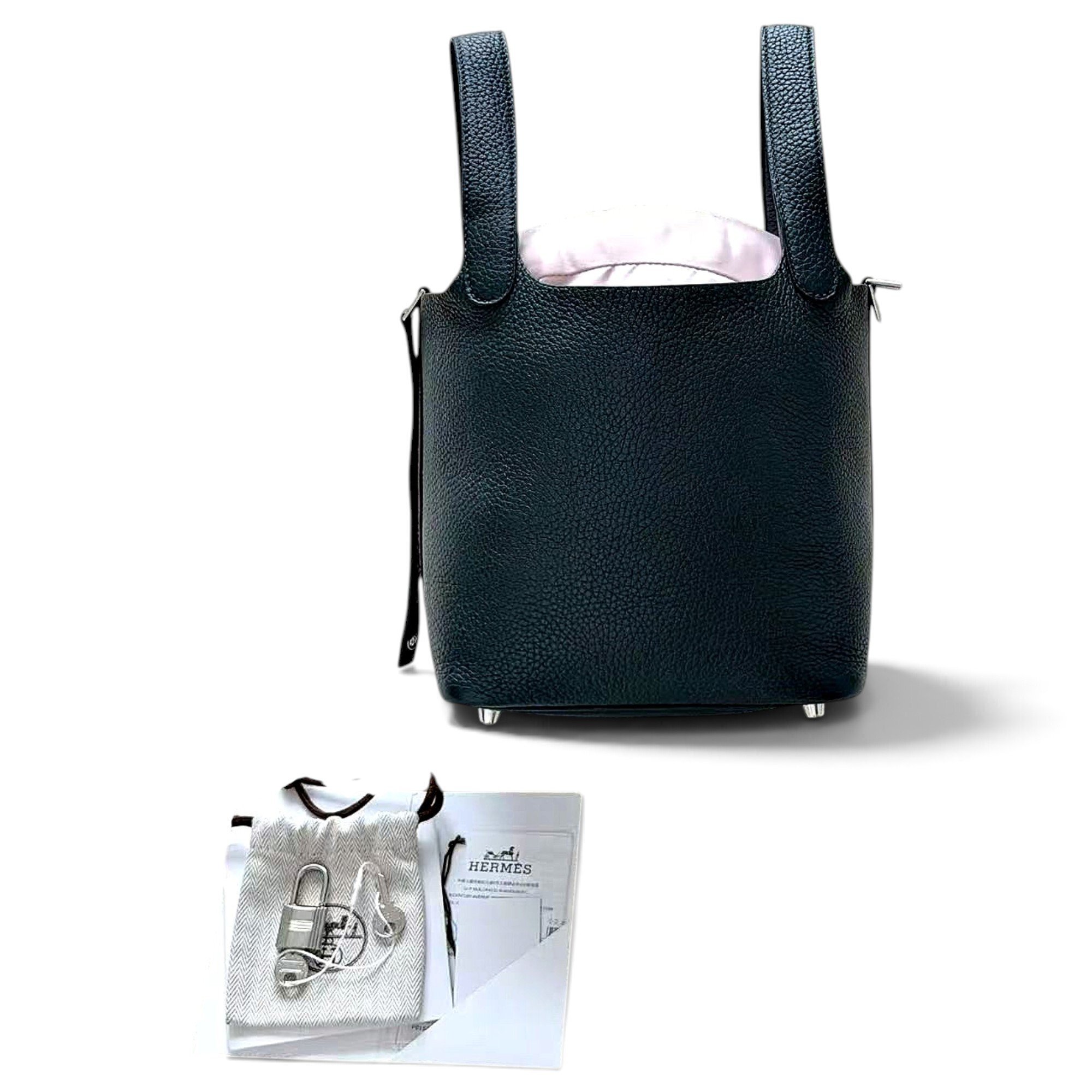 Picotin leather handbag