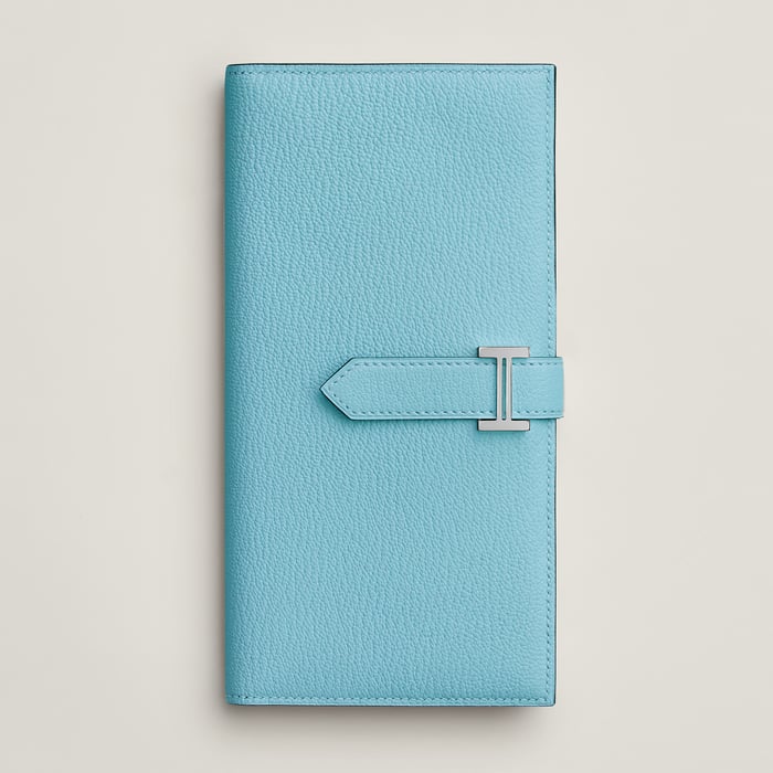Bleu Zéphyr Bearn Wallet