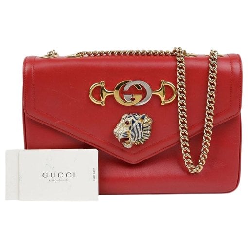 Leather clutch bag